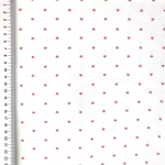 Jersey - Mini Stars altrosa auf weiss