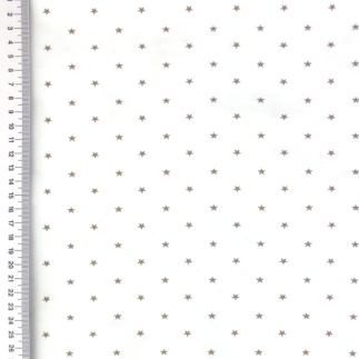 Jersey - Mini Stars sand on white
