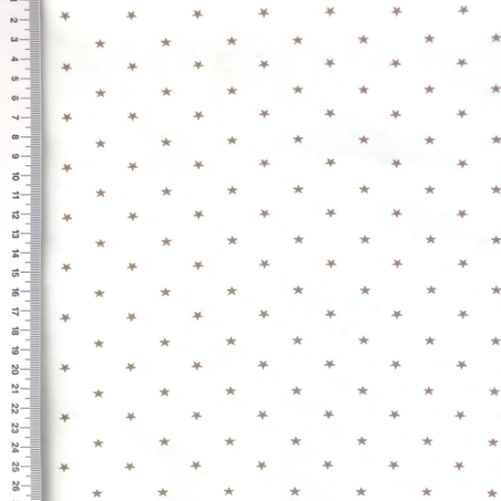 Jersey - Mini Stars sand on white