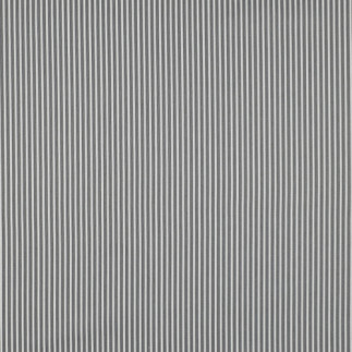 Popeline de coton - Rayure gris foncé/blanc (v)