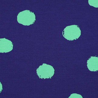 Jersey - Big Dots cobalt