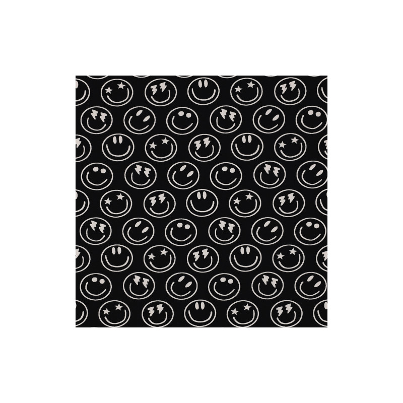 jersey - Smileys noir