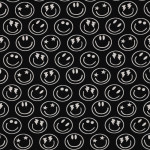 Jersey - Smileys schwarz