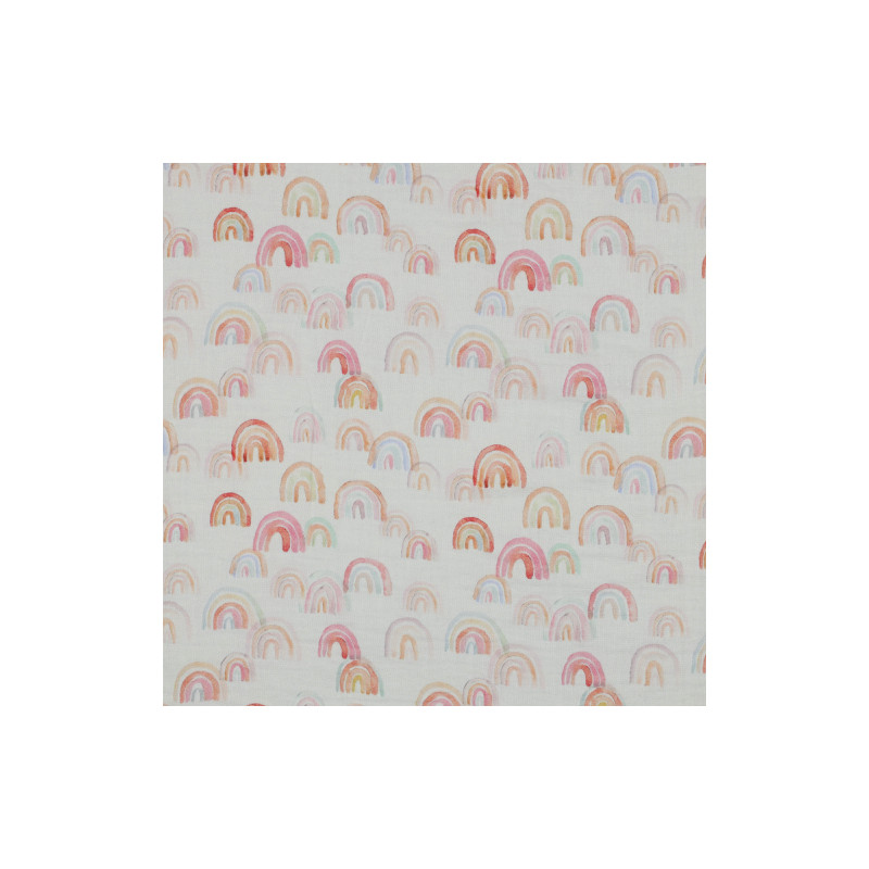 Musselin - Digital Rainbows creme