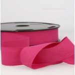 Bande de laine sergé chevrons - 20 mm rose (st73)