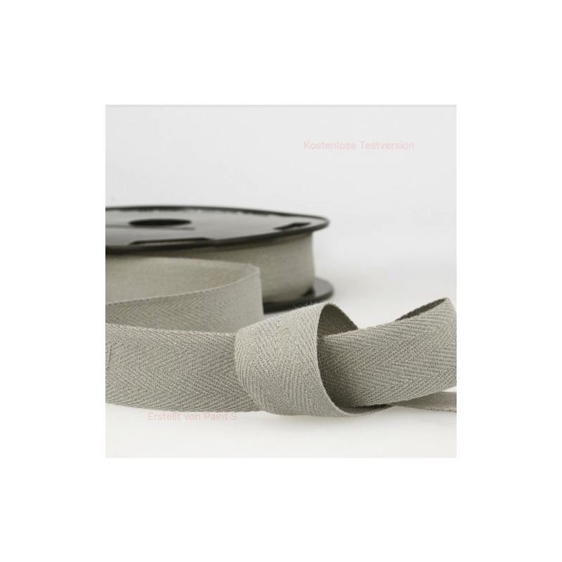 Bande de laine sergé chevrons - 20 mm steingrau (st31)