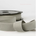 Cotton ribbon twill chevron - 20mm stone gray (st31)