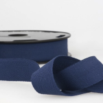 Cotton ribbon twill chevron - 20mm dark blue (st23)