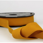 Cotton ribbon twill chevron - 20mm mustard yellow (st42)