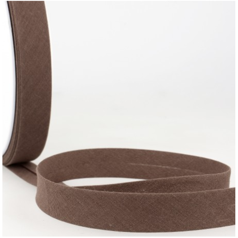 Bias binding 50mm - dark brown (st56)