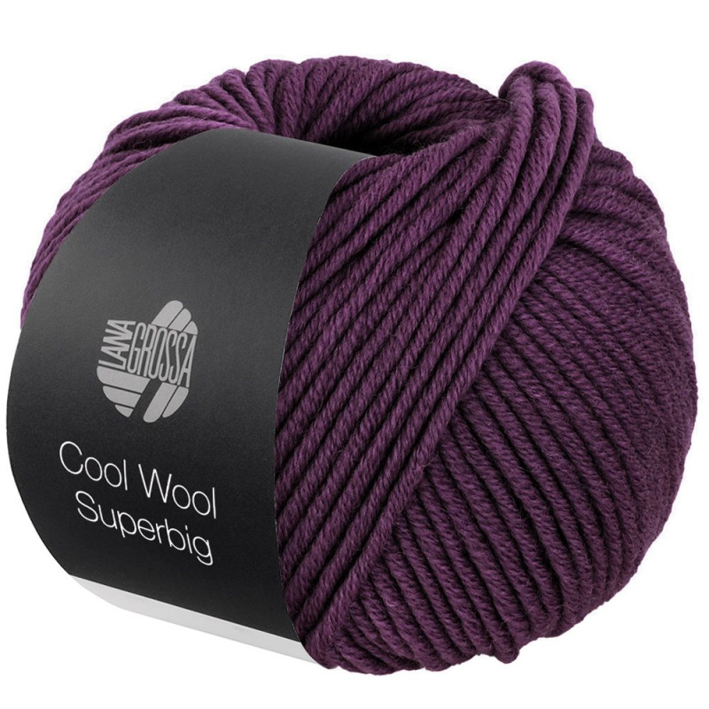 Lana Grossa - Cool Wool Superbig aubergine (13)