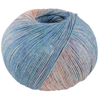 Lana Grossa - Meilenweit 100 extrafin Shades turquoise / apricot (228)
