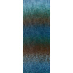 Lana Grossa - Meilenweit 100 Color Mix Multi petrol / brown (8017)