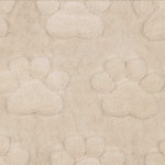 Leftover - fleece - Paws beige 63cm