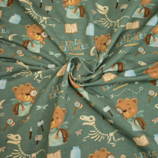 sweatshirt - Hilco Little Explorer magnifying glass dark green