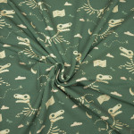 sweatshirt - Hilco Little Explorer Dino Skeleton dark green