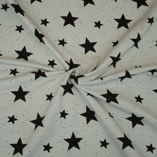 sweat - Hilco Stars noir sur gris clair