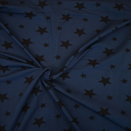 sweatshirt - Hilco Stars black on dark blue