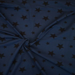 sweat - Hilco Stars noir sur bleu foncé