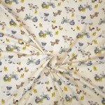 sweatshirt - Hilco Happy Farm tractor ecru