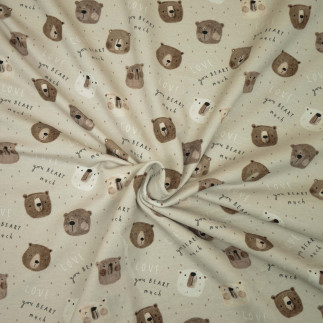 sweatshirt - Hilco Lovely Bear beige