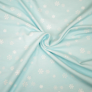 sweat - Mrs Mint pour Hilco Winterdreams Snowflakes - bleu clair