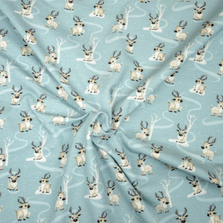 sweat - Mrs Mint pour Hilco Happy Deer - bleu clair