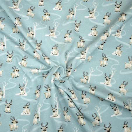 sweat - Mrs Mint pour Hilco Happy Deer - bleu clair