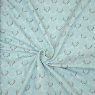 sweat - Mrs Mint pour Hilco Happy Deer Antlers - bleu clair