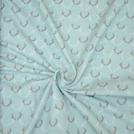 sweat - Mrs Mint pour Hilco Happy Deer Antlers - bleu clair