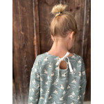 sweat - Mrs Mint pour Hilco Happy Deer - kaki sweat - Mrs Mint pour Hilco Happy Deer - kaki