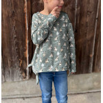 sweatshirt - Mrs Mint for Hilco Happy Deer - khaki sweatshirt - Mrs Mint for Hilco Happy Deer - khaki