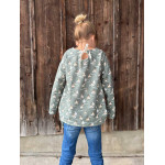 sweat - Mrs Mint pour Hilco Happy Deer - kaki sweat - Mrs Mint pour Hilco Happy Deer - kaki