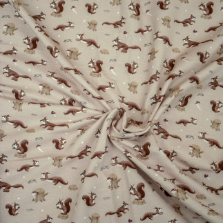 Sweat - Mrs Mint für Hilco Wonder Forest Eichhörnchen - beige