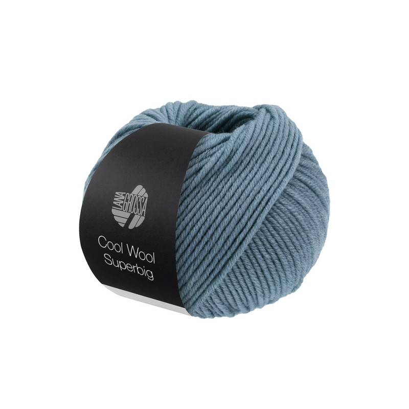 Lana Grossa - Cool Wool Superbig gray blue (19)