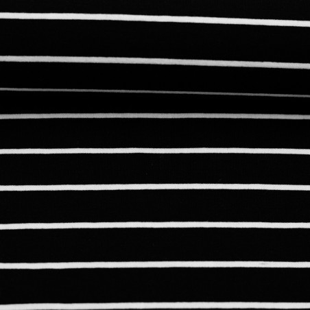 Jersey - Stripes Isa black / white