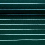 Jersey - Stripes Isa dark green / turquoise