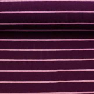 jersey - Rayures Isa bordeaux / rose