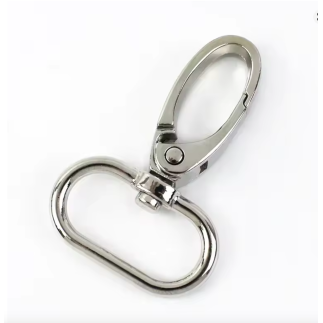 Carabiner 25mm silver round