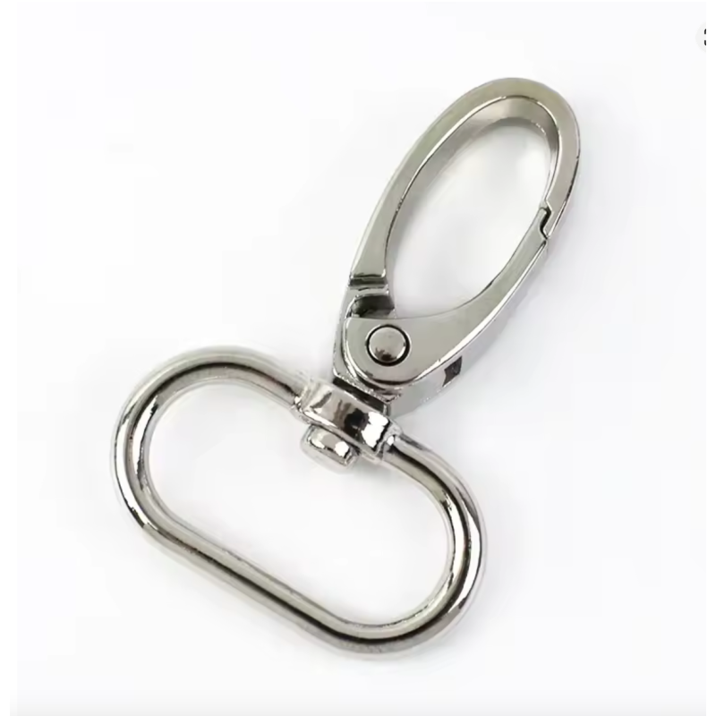 Carabiner 25mm silver round