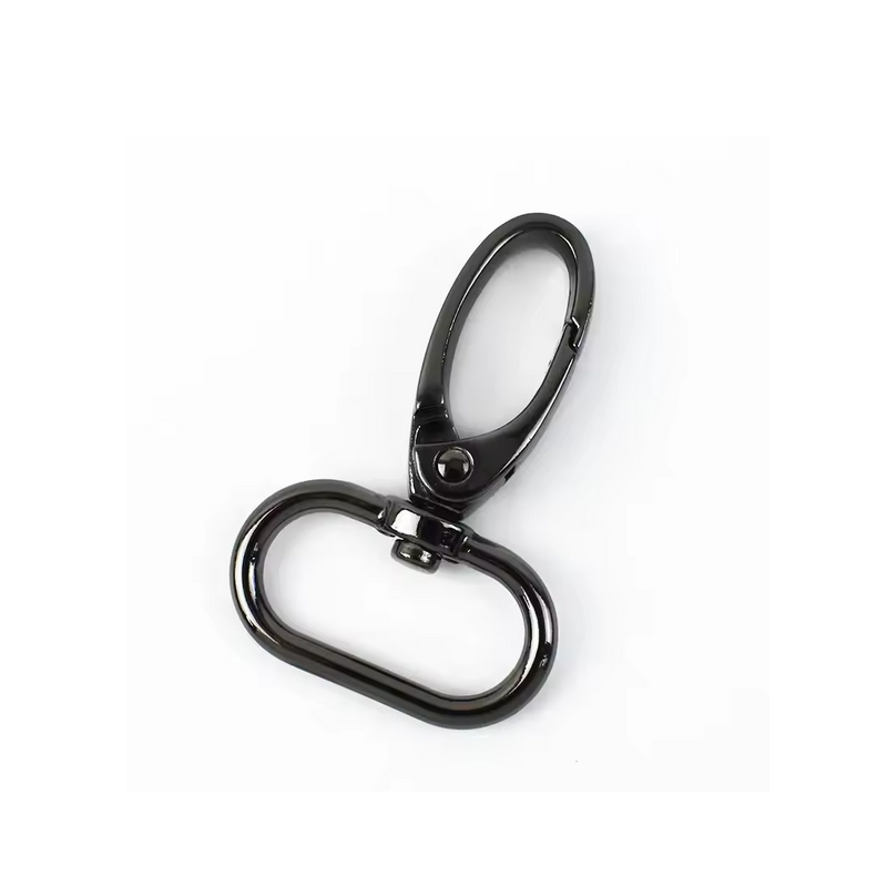 Carabiner 25mm gunmetal round
