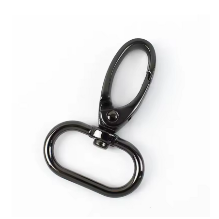 Carabiner 25mm gunmetal round