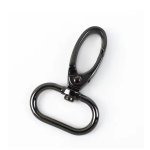 Carabiner 25mm gunmetal round