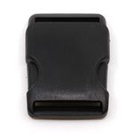 Boucle en plastique - 32 mm noire