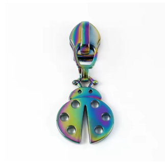 Zipper ladybug rainbow 5/6mm for metallized zipper