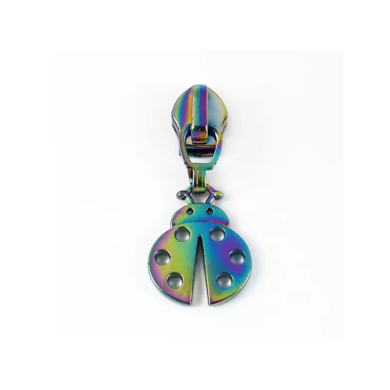 Zipper ladybug rainbow 5/6mm for metallized zipper