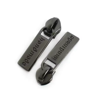 Fermeture éclair artisanale en bronze 5/6 mm pour fermeture éclair métallisée