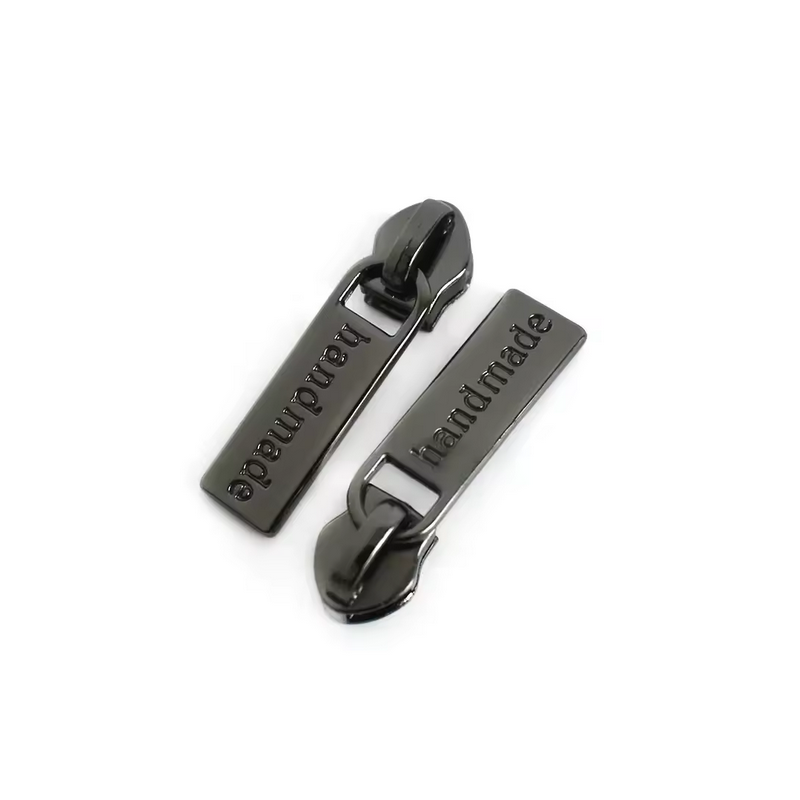Fermeture éclair artisanale en bronze 5/6 mm pour fermeture éclair métallisée