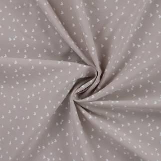 Cotton - Mini Hearts sand