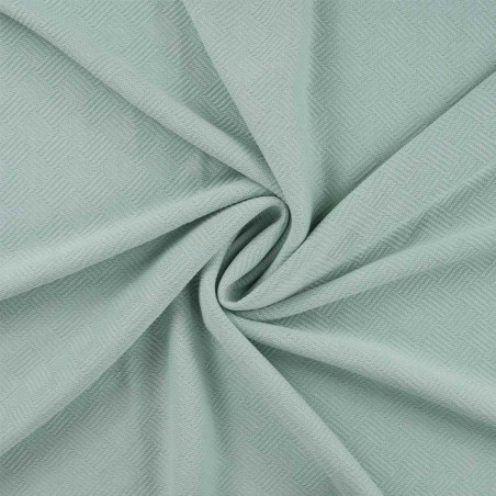 Jacquard tricot - Chevrons menthe